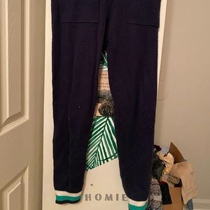 Navy blue sweatpants